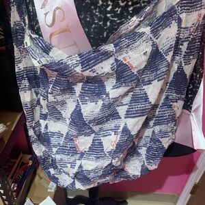 Set of Two Free People reusable hobo bags